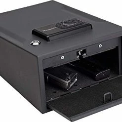 Outlet ???? Handgun Vault Safe With Keypad Entry – Secure Your Firearms And Valuables – 4-6 Keypad Entry, Interior Light And Backup Keys ????