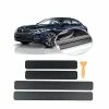 Wholesale ???? Grafken 4PCS Car Door Sill Welcome Pedal, Carbon Fiber Vinyl Wrap Tape Film, Universal Threshold Anti-Scratch Sticker Door Edge Protection Silver ???? -Car Seat Covers shop 41H06j519yL