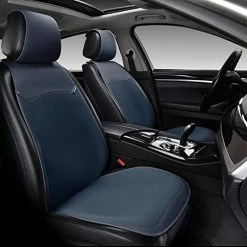Top 10 ⌛ Front Seat Covers, Waterproof Leatheratte Car Seat Protector 2 Pieces, Protective Seat Cushions Universal Fit Most Vehicles, Sedans, SUVs, Trucks And Vans, Line Pattern ???? -Car Seat Covers shop 41H7zqNA9aL. AC
