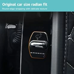 Flash Sale ???? HLmmby For Bronco Accessories 2 Door 4 Door Lock Cover Stainless Steel Door Arm Protection Cover Trim Interior Accessories Door Lock Latchs Cover For Ford Bronco 2022 2021(Black) ✔️ 16 Flash Sale ???? HLmmby For Bronco Accessories 2 Door 4 Door Lock Cover Stainless Steel Door Arm Protection Cover Trim Interior Accessories Door Lock Latchs Cover For Ford Bronco 2022 2021(Black) ✔️ -Car Seat Covers shop 41HOXgjeQQL