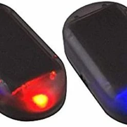 Deals ???? Kqiang 2pcs Car Solar Power Simulated Dummy Alarm Warning Anti-Theft LED Flashing Security Light Fake Lamp (Blue + Red) ???? -Car Seat Covers shop 41HW3d3y6uL. AC
