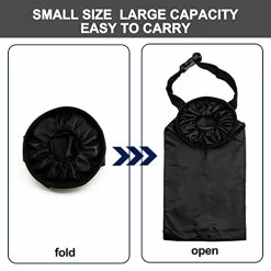 Flash Sale ???? Wplhb Car Trash Bag _ Car Trash Can Hanging Back Seat Car, Car Garbage Bag With Storage Pockets, Washable Eco-Friendly Car Garbage Can For Outdoor Traveling & Home Use (2 Pcs Black ) ???? -Car Seat Covers shop 41Hc98j6p3S