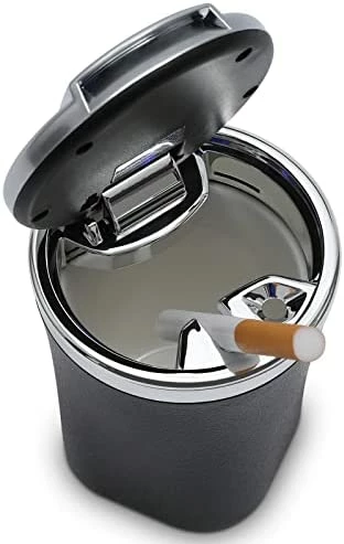 Best Sale ???? Stainless Steel Auto Ashtrays With Lid Car Ashtray Smell Proof Portable Smokeless Detachable Windproof Extinguished Butt Bucket Ash Tray For Car Cup Holder (Silver) Stainless Steel-silver ???? 7 Best Sale ???? Stainless Steel Auto Ashtrays With Lid Car Ashtray Smell Proof Portable Smokeless Detachable Windproof Extinguished Butt Bucket Ash Tray For Car Cup Holder (Silver) Stainless Steel-silver ???? - Image 5