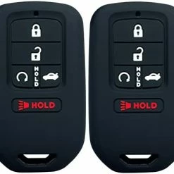 Discount ???? 2Pcs Coolbestda Silicone Full Protective Key Fob Remote Cover Case Skin Jacket For 2017 2018 2019 2020 2021 Honda Civic Accord Pilot CR-V 5 Buttons Smart Key A2C81642600 Black Grey ???? 18 Discount ???? 2Pcs Coolbestda Silicone Full Protective Key Fob Remote Cover Case Skin Jacket For 2017 2018 2019 2020 2021 Honda Civic Accord Pilot CR-V 5 Buttons Smart Key A2C81642600 Black Grey ???? -Car Seat Covers shop 41Hkb7scdL. AC