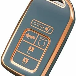 Best reviews of ✨ For Honda Key Fob Cover, Premium Soft TPU Full Protection Key Fob Case For Honda Accord Civic CRV Pilot Ridgeline Odyssey Passport Smart Remote Key Protector (Size B-Ivory) ⭐ -Car Seat Covers shop 41IQh8PAuXL. AC