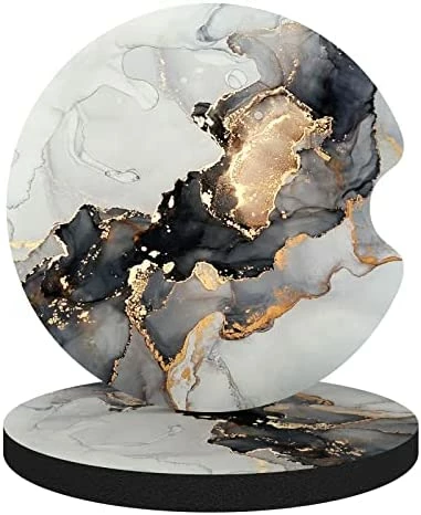 Top 10 ✔️ Car Cup Holder Coasters, 2 Pack Universal Auto Anti Slip Insert Coaster, Rubber Car Coasters With A Finger Notch, Cute Car Assecories For ???? Women Men, Cup Mat For Most Car Interior (Desert Leaf) ❤️ 12 Top 10 ✔️ Car Cup Holder Coasters, 2 Pack Universal Auto Anti Slip Insert Coaster, Rubber Car Coasters With A Finger Notch, Cute Car Assecories For ???? Women Men, Cup Mat For Most Car Interior (Desert Leaf) ❤️ - Image 10