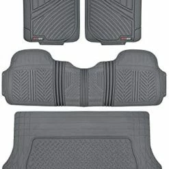 New ???? FlexTough Performance All Weather Rubber Car Floor Mats With Cargo Liner - Full Set Front & Rear Floor Mats For Cars Truck SUV, Automotive Floor Mats (Black) ???? 17 New ???? FlexTough Performance All Weather Rubber Car Floor Mats With Cargo Liner - Full Set Front & Rear Floor Mats For Cars Truck SUV, Automotive Floor Mats (Black) ???? -Car Seat Covers shop 41IuXj e2UL. AC