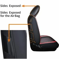 Cheap ???? Jeep Wrangler JK JL 4-Door Seat Covers Full Set Custom Fit 2007-2023 Unlimited X Rubicon 392 Sahara Willys Sport High Altitude 4X4 Truck Pickup Waterproof Leather (Full Set/Black-R) ???? -Car Seat Covers shop 41J70fuKPTL