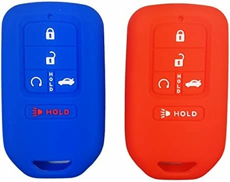 Discount ???? 2Pcs Coolbestda Silicone Full Protective Key Fob Remote Cover Case Skin Jacket For 2017 2018 2019 2020 2021 Honda Civic Accord Pilot CR-V 5 Buttons Smart Key A2C81642600 Black Grey ???? 13 Discount ???? 2Pcs Coolbestda Silicone Full Protective Key Fob Remote Cover Case Skin Jacket For 2017 2018 2019 2020 2021 Honda Civic Accord Pilot CR-V 5 Buttons Smart Key A2C81642600 Black Grey ???? - Image 11