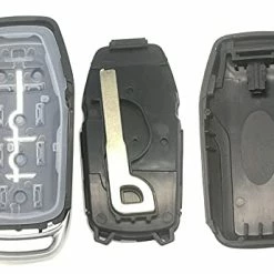 Coupon ???? Replacement Keyless Entry Remote Smart Key Fob Shell Case Fit For Ford F150 Fusion Explorer Mustang Lincoln MKZ MKC 5 Buttons Button Pad Cover (Black, 5 Buttons) ❤️ -Car Seat Covers shop 41Jbaj3K52S