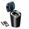 Discount ???? Car Ashtray With Lid Smell Proof, Smokeless Ashtray, Mini Car Trash Can, Detachable Stainless Steel Ash Tray With Lid And LED Blue Light ???? -Car Seat Covers shop 41KIxXKiDbL
