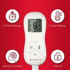 Hot Sale ???? 12V/24V Car Electric Blanket For Back Pain Relief, Comfytemp Travel Blanket With 6 Heat Setting, 5 Auto-Off, Portable Mini Blanket For Back Pain, Shoulders And Cramps Relief, 12x 24 Washabl ???? -Car Seat Covers shop 41KpwvCUqLL