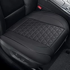 Cheap ???? Luxury Faux Leather Car Seat Cover Front Bottom Seat Cushion Cover, Anti-Slip And Wrap Around The Bottom, Fits 95% Of Vehicles - 1 Piece, Black A-triangle-b ???? -Car Seat Covers shop 41KvyO beDL. AC