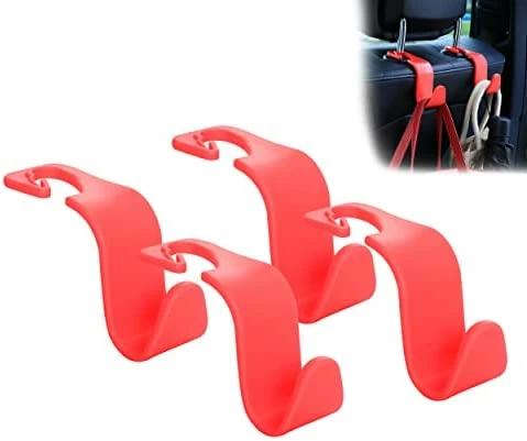Discount ⌛ Car Seat Headrest Hook 4 Pack Hanger Storage Organizer Universal For ???? Handbag Purse ???? Coat Fit Universal Vehicle Car Black With Buckle ???? 11 Discount ⌛ Car Seat Headrest Hook 4 Pack Hanger Storage Organizer Universal For ???? Handbag Purse ???? Coat Fit Universal Vehicle Car Black With Buckle ???? - Image 9