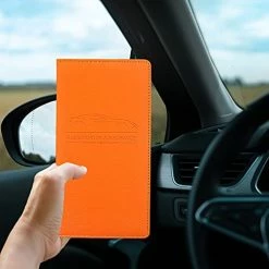 Outlet ???? Car Registration And Insurance Holder, Premium Pu Leather Vehicle Glove Box Organizer, Prefect Car Essentials Wallet For Driver License, Cards & Essential Documents (Orange) ???? 18 Outlet ???? Car Registration And Insurance Holder, Premium Pu Leather Vehicle Glove Box Organizer, Prefect Car Essentials Wallet For Driver License, Cards & Essential Documents (Orange) ???? -Car Seat Covers shop 41LCH50ssoL