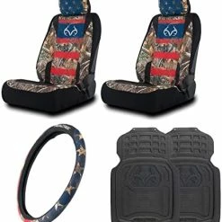 Brand new ???? Camo Auto Accessories Kit, Edge, Black, And Mint Camo - Low Back Seat Covers, Floor Mats And Wheel Cover For Car Trucks, Fits Most Bucket Seats (Edge Mint - 5pc) ???? -Car Seat Covers shop 41LGg3Bx0eL. AC