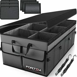 Promo ❤️ Car Trunk Organizer, Car Storage Organizer, Collapsible Multi Compartment Car Organizer, SUV Trunk Organizer, Non Slip Bottom, Adjustable Securing Straps, Foldable Cover (Black, Standard Size) ???? 29 Promo ❤️ Car Trunk Organizer, Car Storage Organizer, Collapsible Multi Compartment Car Organizer, SUV Trunk Organizer, Non Slip Bottom, Adjustable Securing Straps, Foldable Cover (Black, Standard Size) ???? -Car Seat Covers shop 41LXhRcaEyL. AC