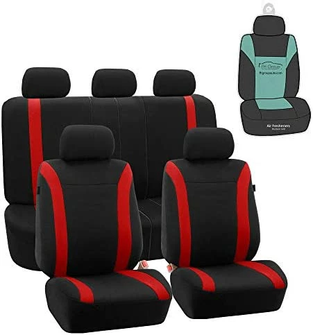 Best deal ⭐ Automotive Car Seat Covers Cosmopolitan Flat Cloth Full Set Red Seat Covers, (Airbag Compatible & Split Bench) With Gift Universal Fit Interior Accessories For Cars Trucks And SUVs ???? 12 Best deal ⭐ Automotive Car Seat Covers Cosmopolitan Flat Cloth Full Set Red Seat Covers, (Airbag Compatible & Split Bench) With Gift Universal Fit Interior Accessories For Cars Trucks And SUVs ???? - Image 10