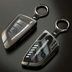 Cheap ???? Alloy Car Key Case Rings Cover Holder For BMW 1 3 5 7 Series 530 F48 X1 X2 X3 X4 X5 X6 Classic Engine Head Concept (A Style Glod) ???? -Car Seat Covers shop 41LZr9geGPL. AC