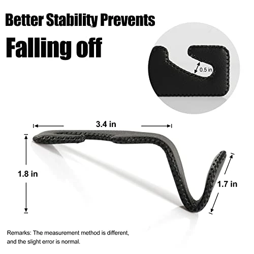 Best deal ???? Black Superior Leather Car Seat Back Headrest Hooks, Auto Seat Hook Hangers Interior Accessories For Purse ???? Coats Umbrellas Grocery Bags ???? Handbag, 2-Pack Black 2-pack ???? 5 Best deal ???? Black Superior Leather Car Seat Back Headrest Hooks, Auto Seat Hook Hangers Interior Accessories For Purse ???? Coats Umbrellas Grocery Bags ???? Handbag, 2-Pack Black 2-pack ???? - Image 3