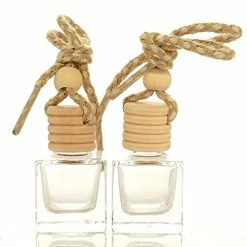 Cheap ???? 10 Packs Car Aromatherapy Diffuser Hanging Empty Glass Perfume Bottle Essential Oils Diffuser Bottles Automotive Interior Ornaments Car Fragrance Pendant Decorati ???? -Car Seat Covers shop 41M1lQLQVWL