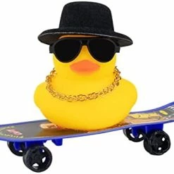 Brand new ⌛ Car Duck Ornament Rubber Duck Car Dashboard Decoration For Car Dashboard Decoration Accessories With Mini Hat, Necklace, ???? Sunglasses, Chair Or Skateboard (D-Green) ???? 29 Brand new ⌛ Car Duck Ornament Rubber Duck Car Dashboard Decoration For Car Dashboard Decoration Accessories With Mini Hat, Necklace, ???? Sunglasses, Chair Or Skateboard (D-Green) ???? -Car Seat Covers shop 41M331mILXL. AC
