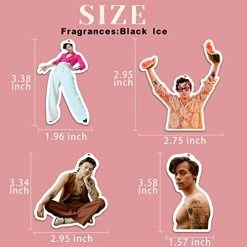 Best Sale ⌛ Singer Air Freshener Pendant 4Pack（Black Ice Scent） Air Freshener For Car Fans Gifts Hanging Rearview Mirror Pendant Supplies Car Interior Accessories Household ⌛ -Car Seat Covers shop 41MCONTf0KL