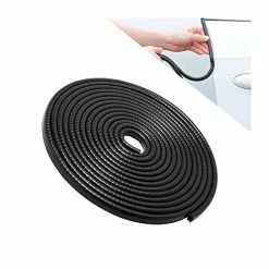 Best Pirce ???? Car Door Edge Guards, 16FT Car Edge Rubber Seal Trim Protector, No Glue Needed U Shape Car Door Guard Universal For Most Cars, Vehicles, SUVs (Black/16FT) ????