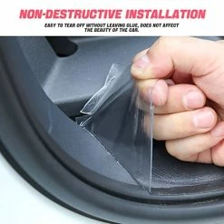 Best Sale ???? BLAU GRUN Car Door Entry Guard, Clear Trim Guard/Cover For Car Door Sill, Edge, Rear Bumper, Anti-Collision Protector Film Universal For Most Cars, Vehicles, SUVs (2" X 394", Transparent) ????