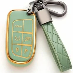 Best deal ???? For Jeep Key Fob Cover With Leather Keychain Soft TPU Protection Key Case Compatible With Grand Cherokee Renegade Smart Key,Black ???? -Car Seat Covers shop 41N9ZEBo4UL. AC