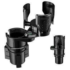 Coupon ✔️ Dual Car Cup Holder Expander, Multifunction Drink Adapter Adjustable Expandable Cupholder For Seat Automotive Auto Truck RV, Compatible With Yeti, Hydroflask 20/24/30/32/40 Oz Water Bottles ????