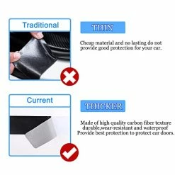 Best Pirce ???? 4Pcs Car Door Sill Protector For Honda Ridgeline Accessories Fit For Ridgeline 2005-2021, Carbon Fiber Leather Door Sill Sticker,Reflective Automotive Door Entry Guard,Decoration Door Sill Scuff Plate B-blu ???? -Car Seat Covers shop 41OY259JzIL