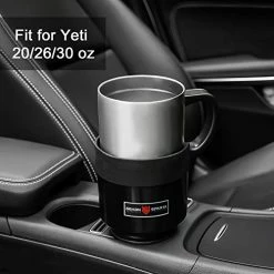 New ⌛ 2 Pack Car Cup Holder Expander Organizer Adjustable Base, Compatible With Yeti 20/26/30 Oz, Compatible With Hydro Flasks 32/40oz, Other Bottles In 3.4"-3.8" (Black) ???? -Car Seat Covers shop 41PfejdrSyL 1