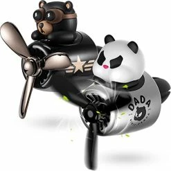 Best Pirce ⌛ 2 Pcs Car Air Freshener Pilot Cute Car Diffuser Cartoon Outlet Fan Air Diffuser For Car Vent Perfume Automotive Decoration (Bear) ⭐ -Car Seat Covers shop 41Q INzfQZL. AC