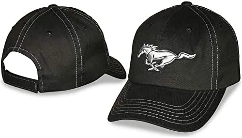 Hot Sale ???? Checkered Flag Mustang Running Horse Tri-Bar Black Red Stripe ⚾ Baseball Cap ???? 7 Hot Sale ???? Checkered Flag Mustang Running Horse Tri-Bar Black Red Stripe ⚾ Baseball Cap ???? - Image 5