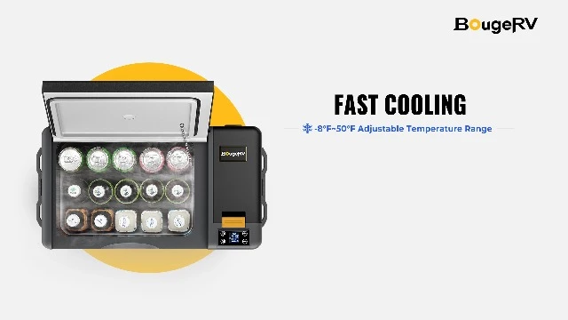 Deals ???? 12 Volt Refrigerator, CRPRO 30 Quart 12V Car Fridge, Portable Freezer (-8℉~50℉), Compressor Cooler With 12V/24 DC, 110-240 AC For Outdoor Camping Overlanding Truck RV SUV Van ✨ 7 Deals ???? 12 Volt Refrigerator, CRPRO 30 Quart 12V Car Fridge, Portable Freezer (-8℉~50℉), Compressor Cooler With 12V/24 DC, 110-240 AC For Outdoor Camping Overlanding Truck RV SUV Van ✨ - Image 5