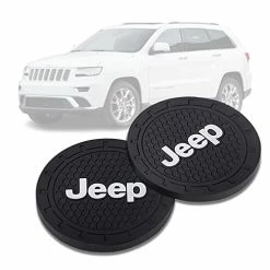 Buy ✨ Prugpth Car Cup Holder Coaster Inserts 2Pcs Car Logo Auto Anti Slip Cup Holder Insert Coaster For Fit Car Accessories (FitJeep) ???? 15 Buy ✨ Prugpth Car Cup Holder Coaster Inserts 2Pcs Car Logo Auto Anti Slip Cup Holder Insert Coaster For Fit Car Accessories (FitJeep) ???? -Car Seat Covers shop 41QqhdieSGL