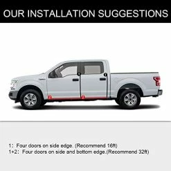 New ???? 32-4/5Ft Car Door Edge Guards With Mallet Black Universal Fit Rubber U Shape Edge Trim Automotive Door Molding Door Edge Protector Door Trim For Sedans Trucks SUV Installation Tools Provided ???? -Car Seat Covers shop 41RBi6ejSYL