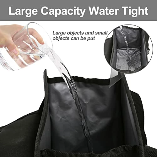 Cheap ???? BOHAIPAN Car Trash Can, Hanging Car Trash Bag, Washable Eco-Friendly Car Trash Can, Car Garbage Bag With Storage Pockets, Car Accessories Paper Towel Bag, For Outdoor Traveling Vehicles (Black) ???? 5 Cheap ???? BOHAIPAN Car Trash Can, Hanging Car Trash Bag, Washable Eco-Friendly Car Trash Can, Car Garbage Bag With Storage Pockets, Car Accessories Paper Towel Bag, For Outdoor Traveling Vehicles (Black) ???? - Image 3