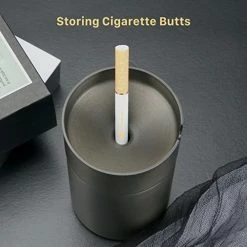 Buy ✔️ Car Ashtray With Lid Smell Proof,Stainless Steel Portable Smokeless Cigarette Ashtrays,Detachable Windproof Automatically Extinguished Ash Tray For Travel Home Office Outdoor Black ???? 14 Buy ✔️ Car Ashtray With Lid Smell Proof,Stainless Steel Portable Smokeless Cigarette Ashtrays,Detachable Windproof Automatically Extinguished Ash Tray For Travel Home Office Outdoor Black ???? -Car Seat Covers shop 41RPYXzp4xL