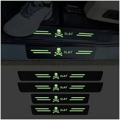 Flash Sale ⌛ 4PCS Car Door Sill Protector,Carbon Fiber Sport Threshold Anti-Scratch Sticker Door Edge Protection Decorate,Interior Accessories Self-Adhesive Anti-Scratch Waterpoor (Carbon Fiber) ???? -Car Seat Covers shop 41RruiyhmUL. AC