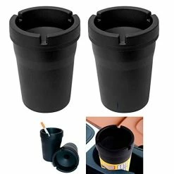 Brand new ???? 2 Jumbo Butt Bucket Ashtray Cigarette Extinguishing Car Cup Ash Holder Portable ????