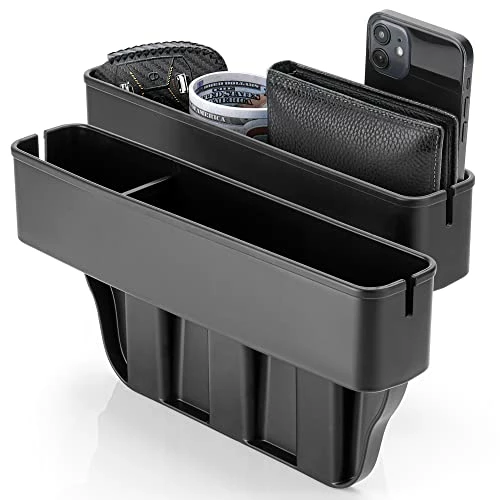 Outlet ⌛ Car Seat Gap Filler Organizer Storage Box For Car Seat Organizer Between Seats, Car Organizers And Storage Front Seat Gap, 2 Pack Universal Fit ???? 3 Outlet ⌛ Car Seat Gap Filler Organizer Storage Box For Car Seat Organizer Between Seats, Car Organizers And Storage Front Seat Gap, 2 Pack Universal Fit ????