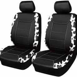 Wholesale ???? Car Seat Covers Protects Water Proof Faux Leather Carbon Fiber Front And Rear Bench (Black Black, Full Set -- 9PCS) ⌛ -Car Seat Covers shop 41SX35bsmrL. AC