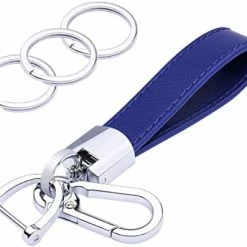 Hot Sale ???? Genuine Leather Car Keychain, Universal Key Fob Keychain Leather Key Chain Holder For Men And ???? Women, 360 Degree Rotatable, With Anti-lost D-ring, 3 Keyrings - Black (Carabiner Clip) ???? 17 Hot Sale ???? Genuine Leather Car Keychain, Universal Key Fob Keychain Leather Key Chain Holder For Men And ???? Women, 360 Degree Rotatable, With Anti-lost D-ring, 3 Keyrings - Black (Carabiner Clip) ???? -Car Seat Covers shop 41SXdDxvF5L. AC
