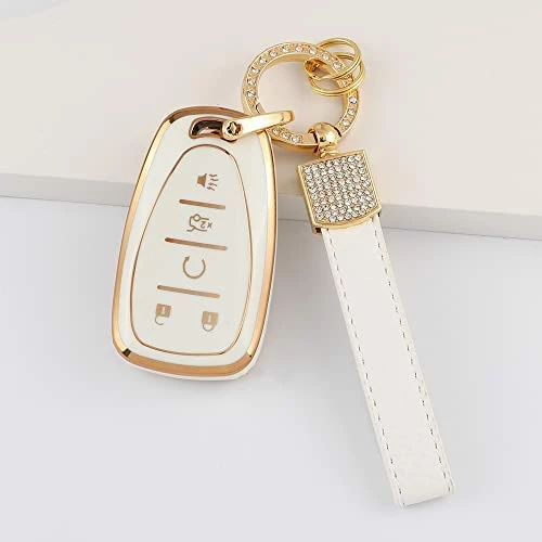 Wholesale ???? For Mercedes Key Fob Cover Fit Benz C E G M Class GLC GLE GLS CLA CLS Accessories Car Keychain Bling Case Shell Protector Girly Cute White Gold TPU ❤️ 14 Wholesale ???? For Mercedes Key Fob Cover Fit Benz C E G M Class GLC GLE GLS CLA CLS Accessories Car Keychain Bling Case Shell Protector Girly Cute White Gold TPU ❤️ - Image 12