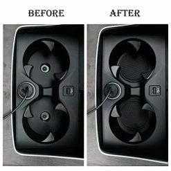 Top 10 ???? Car Cup Coaster, 4PCS Universal Non-Slip Cup Holders Embedded In Ornaments Coaster, Car Interior Accessories, Black ???? -Car Seat Covers shop 41T6IomeuNL