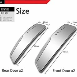 Discount ⌛ 4 Pcs Status High Glossy Slim Door Edge Guards Bumper Protector Trim Guard Sticker Molding Black Color For Motors Auto Vehicle ???? -Car Seat Covers shop 41Ta63vIjCL