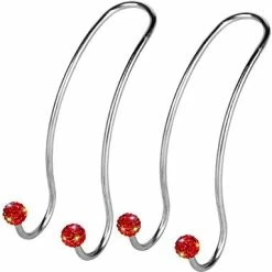 Hot Sale ???? Auto Hooks Bling Car Hangers Organizer Seat Headrest Hooks Strong And Durable Backseat Hanger Storage Universal For SUV Truck Vehicle 2 Pack (White) ???? -Car Seat Covers shop 41TksFiaEL. AC