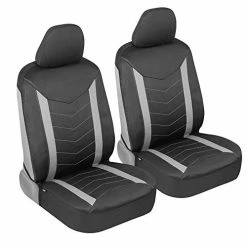 Wholesale ???? SpillGuard Waterproof Car Seat Covers For Front Seats, Gray Stripes – Durable Neoprene Car Seat Protectors, Easy To Install, Interior Covers For Auto Truck Van SUV,4 Pc ????